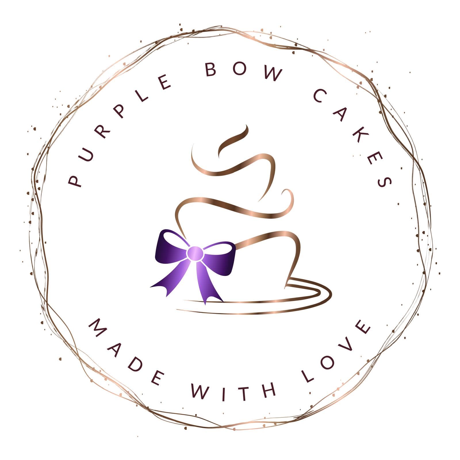 Purple Bow Cakes